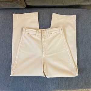 Marine Layer Bridget Slim Wide Leg Crop Pant